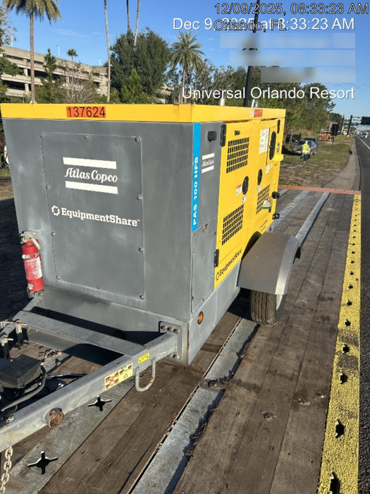 2021 ATLAS COPCO PAS 100 HF CS Enclosed