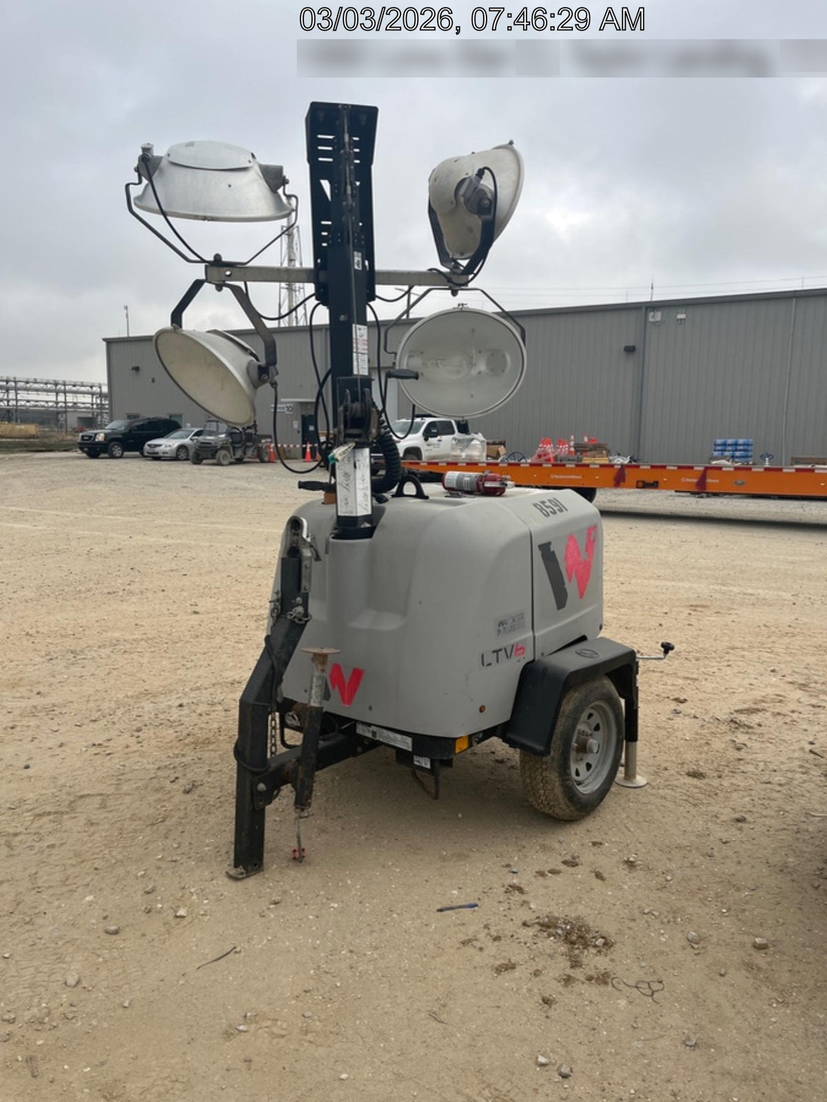 2018 Wacker Neuson LTV6L-MH Wacker Neuson LTV6L Towable Light Tower