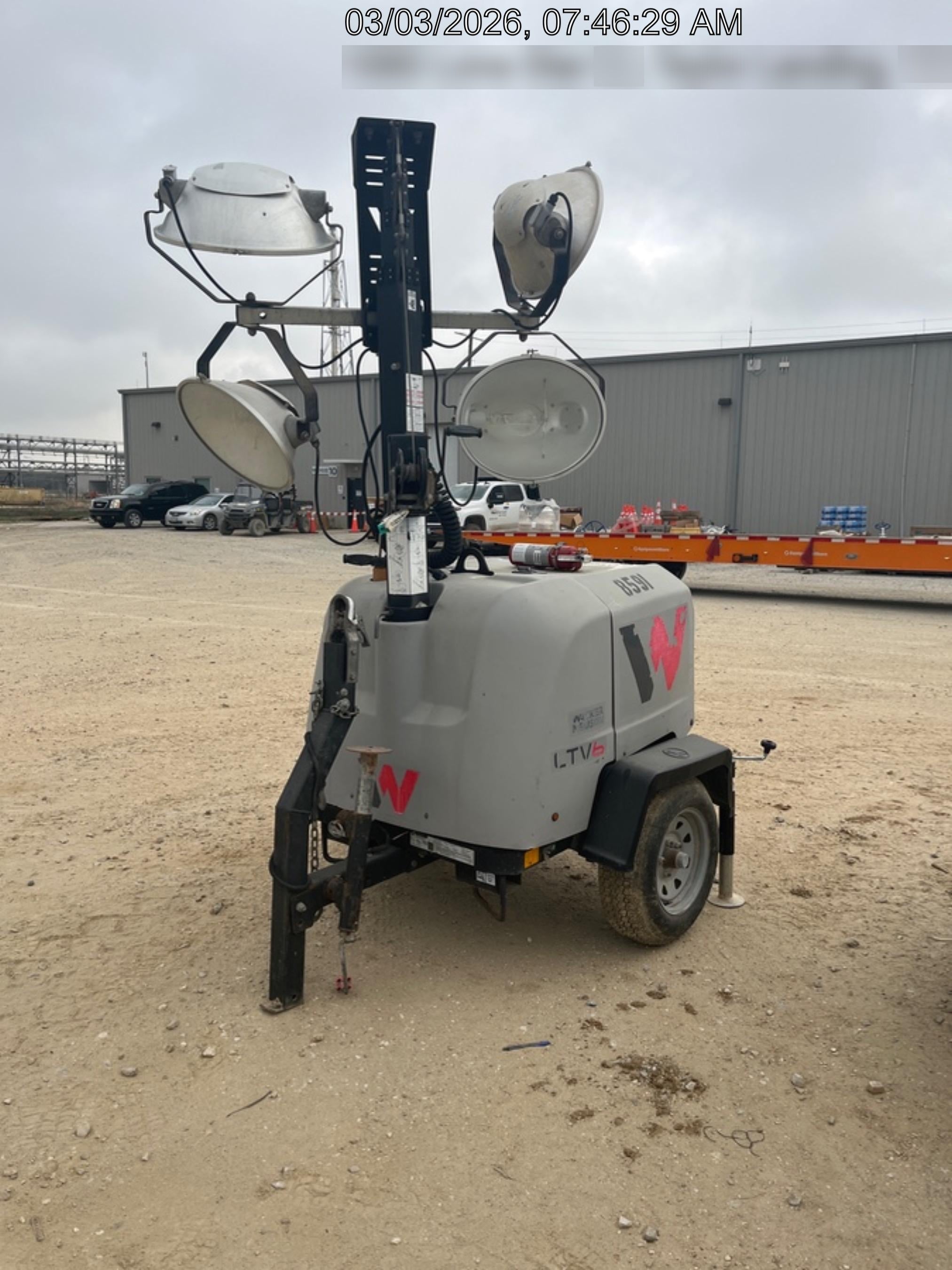 2018 Wacker Neuson LTV6L-MH Wacker Neuson LTV6L Towable Light Tower