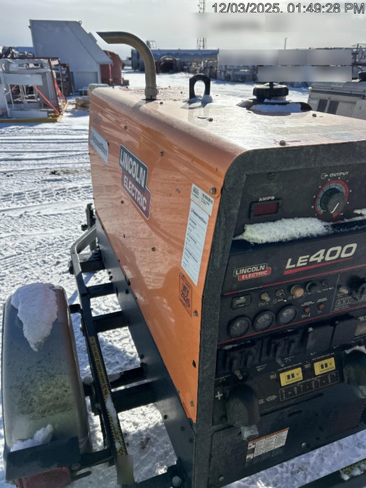 2022 Lincoln Electric LE400 Kubota V1505, Trlr, Cable Rack, Light Kit, ES Decals, T3