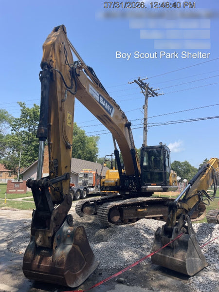 Sany SY265C Sany SY265 Tier 4 - Cab, Hydraulic  QC, 24" HD Bucket - Tooth, 36" HD Bucket - Tooth, 48" HD Bucket - Tooth, Hydraulic Thumb
