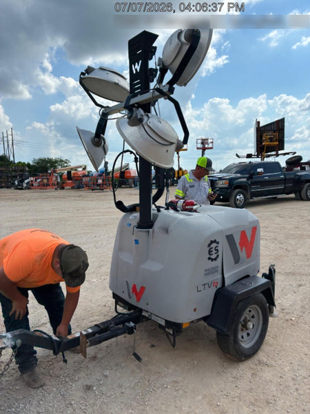 2018 Wacker Neuson LTV6L-MH Wacker Neuson LTV6L Mobile Light Tower w/Fuel Level Sensor Installed