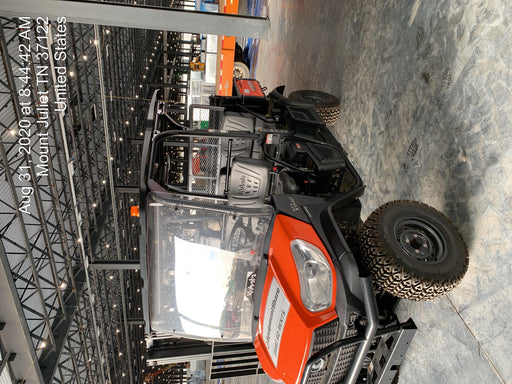 Kubota RTV-X1140W-H 4WD utility cart -LED strobe -Windshield tempered glass -Plastic canopy -Wire harness kit -Backup alarm