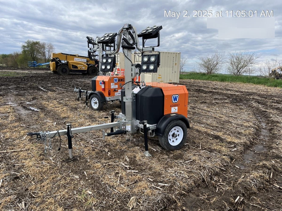 2024 Wanco WLTT-4MM4K Diesel, Deep Sea Controller, Shore Power Plug, Auto Start, (4) 350W LED Floodlights, 4kW Generator, 60 Gal Fuel Tank, 2" Ball, T3