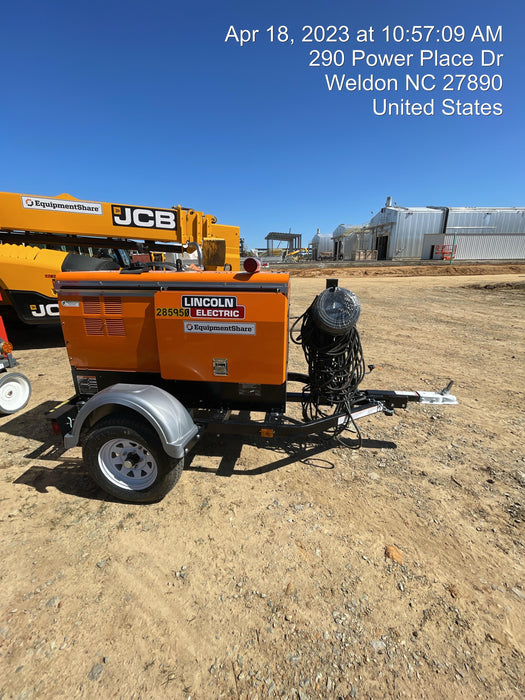 2022 Lincoln Electric LE400 Kubota V1505, Trlr, Cable Rack, Light Kit, ES Decals, T3