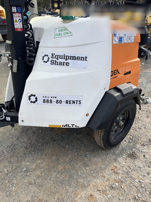 2023 Generac MLT2 Diesel, Flex Switch 120V Input, Powerzone Controller, 
(4) 320W LED Lights, 4kW Generator, 39.9 Gal Fuel Tank, 2" Ball, T3