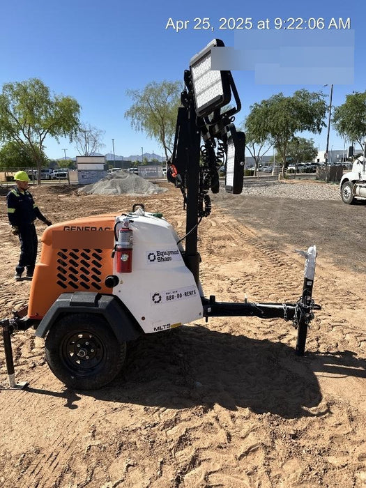 2023 Generac MLT2 Diesel, Flex Switch 120V Input, Powerzone Controller, 
(4) 320W LED Lights, 4kW Generator, 39.9 Gal Fuel Tank, 2" Ball, T3