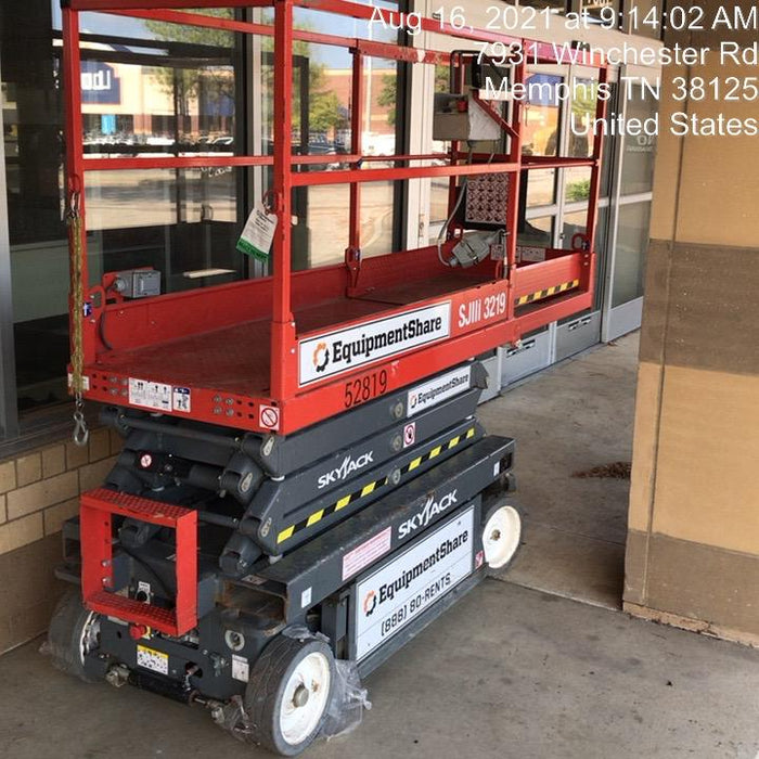 2019 Skyjack SJIII-3219 Standard Options, Trojan Batteries