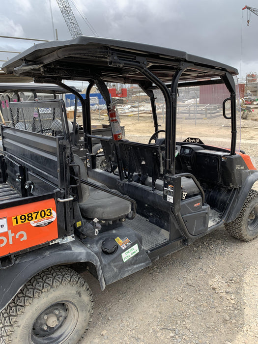 2022 Kubota RTV-X1140W-H Plastic Canopy, Windshield Acrylic Clear, LED Strobe Light, Wire Harness Kit, Back up Alarm