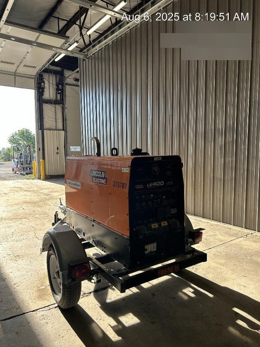 2022 Lincoln Electric LE400 Kubota V1505, Trlr, Cable Rack, Light Kit, ES Decals, T3