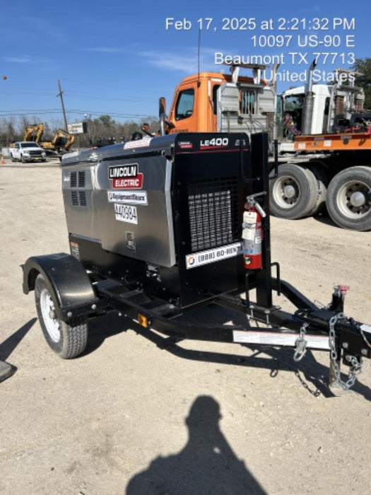 2024 Lincoln Electric LE400 Kubota V1505, Trlr, Cable Rack, Light Kit, ES Decals, T3