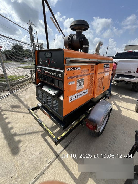 2022 Lincoln Electric Vantage 549X Crosslink Technology, Trailer Mounted, ES Decals, T3