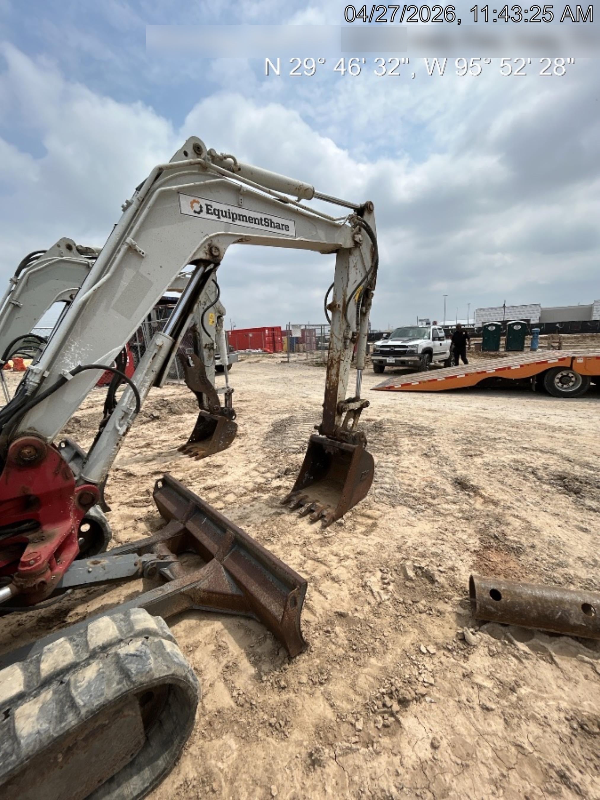 2019 Takeuchi TB260 Canopy w/Rubber Tracks, Auxiliary Hydraulics, Standard Blade, Manual QC