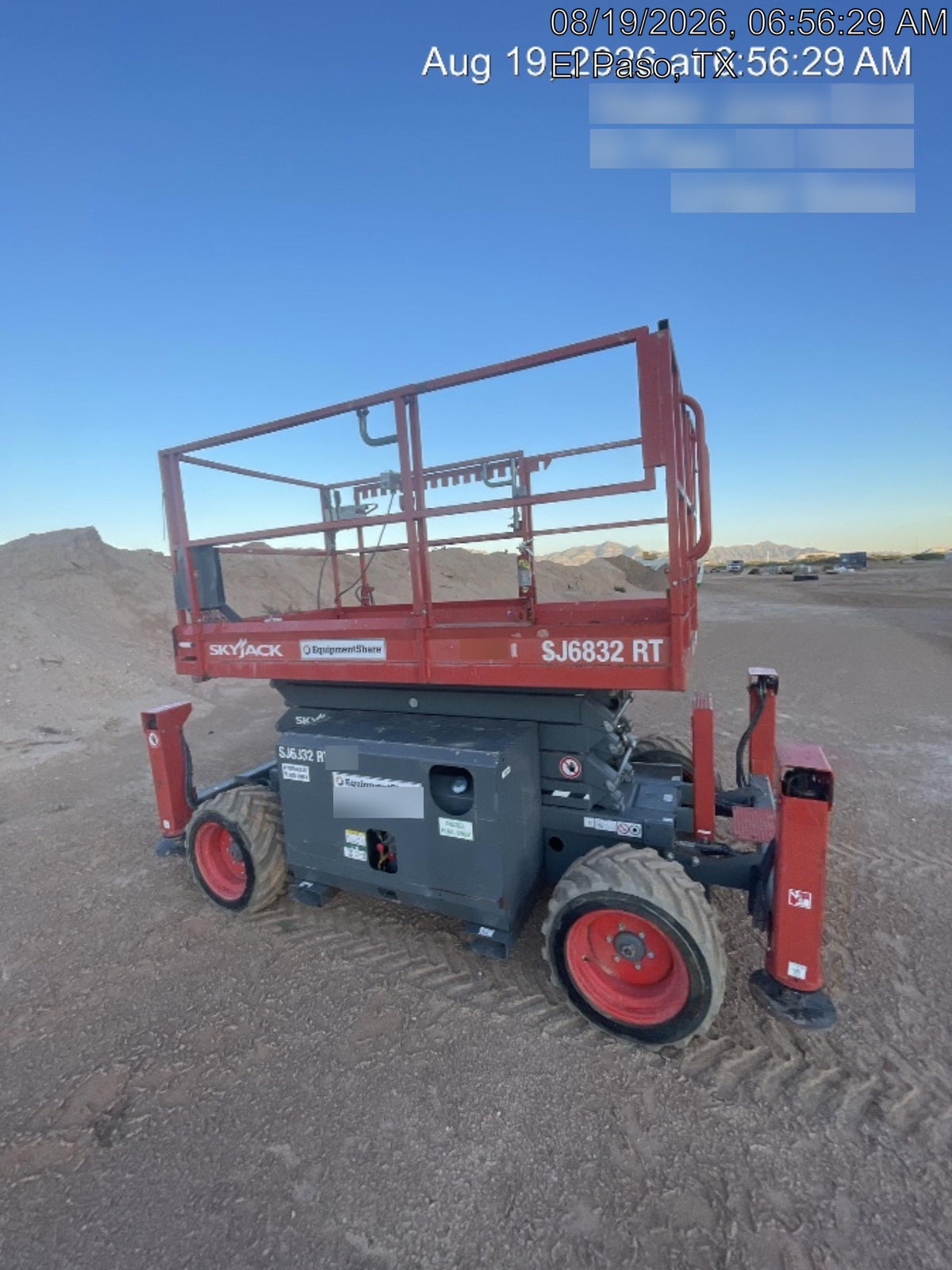 2018 SKYJACK SJ6832 RT