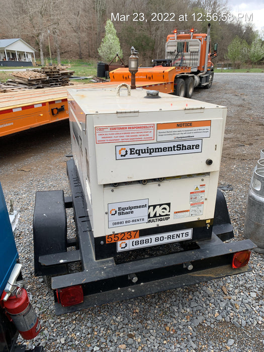 2019 Multiquip DLW400ESA4 Dual Pack, Trailer Mounted