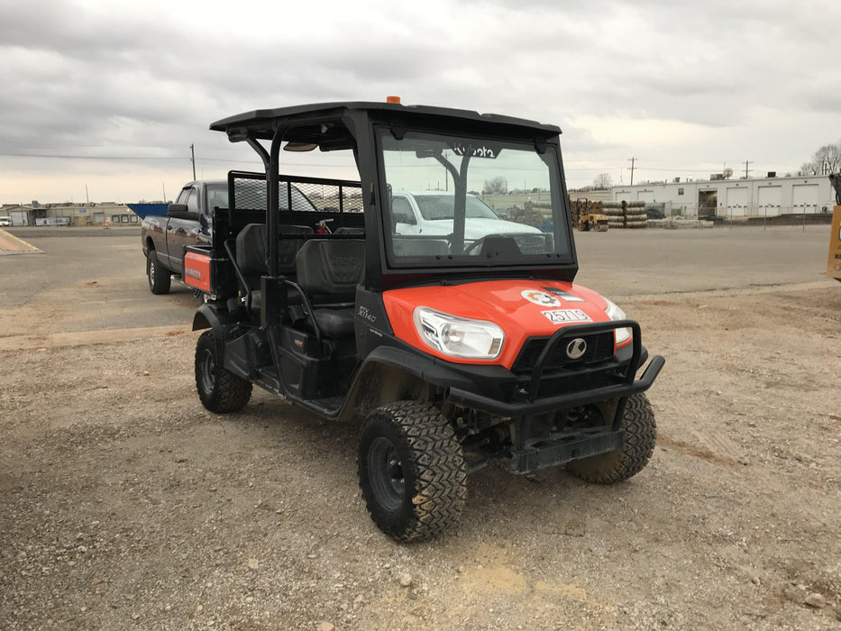 2019 Kubota RTV-X1140 4wd Utility Cart, LED Strobe, Windshield Tempered Glass, Pastic Canopy, Wire Harness Kit, Backup Alarm