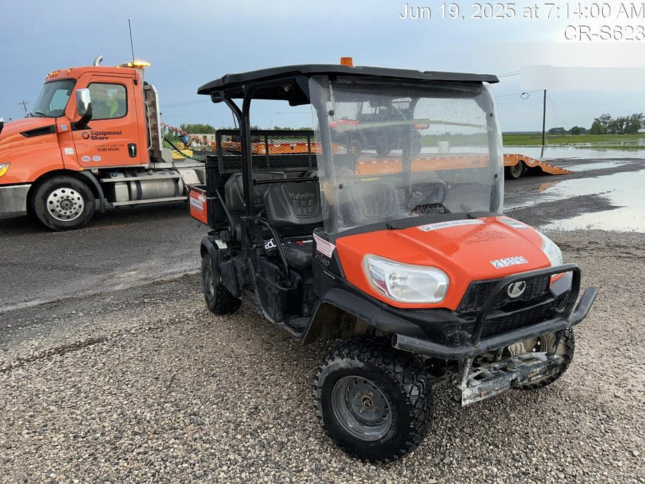 2022 Kubota RTV-X1140W-H Plastic Canopy, Windshield Acrylic Clear, LED Strobe Light, Wire Harness Kit, Back up Alarm