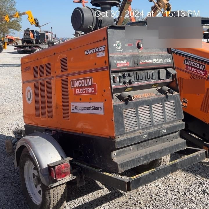 2022 Lincoln Electric Vantage 549X Crosslink Technology, Trailer Mounted, ES Decals, T3