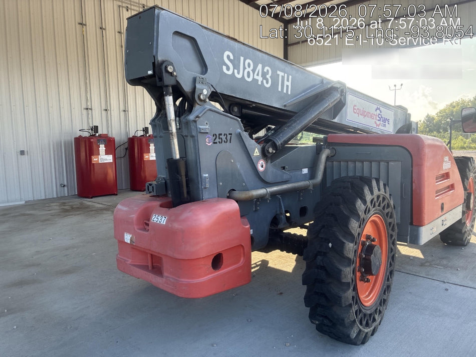 2016 Skyjack SJ843 TH 60" Carriage, Solid Tires, Open ROPS