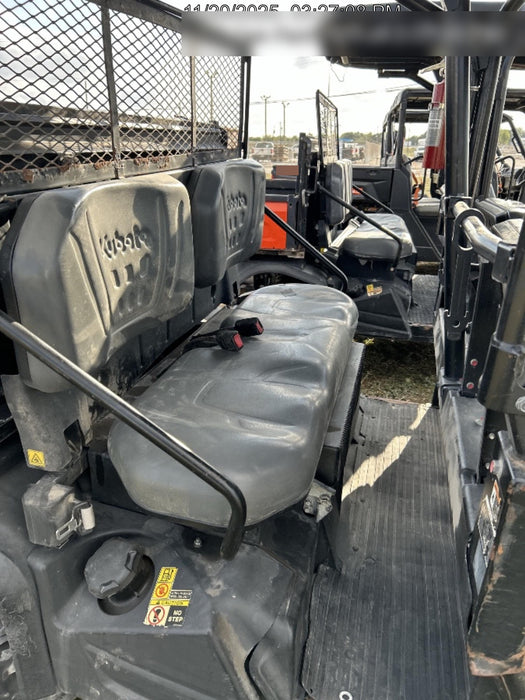 Kubota RTV-X1140W-H 4wd Utility Cart, LED Strobe, Windshield Tempered Glass, Pastic Canopy, Wire Harness Kit, Backup Alarm