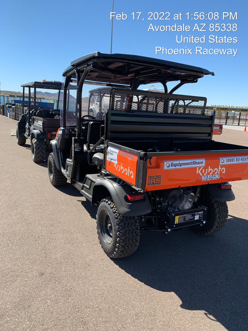 2022 Kubota RTV-X1140W-H Plastic Canopy, Windshield Acrylic Clear, LED Strobe Light, Wire Harness Kit, Back up Alarm
