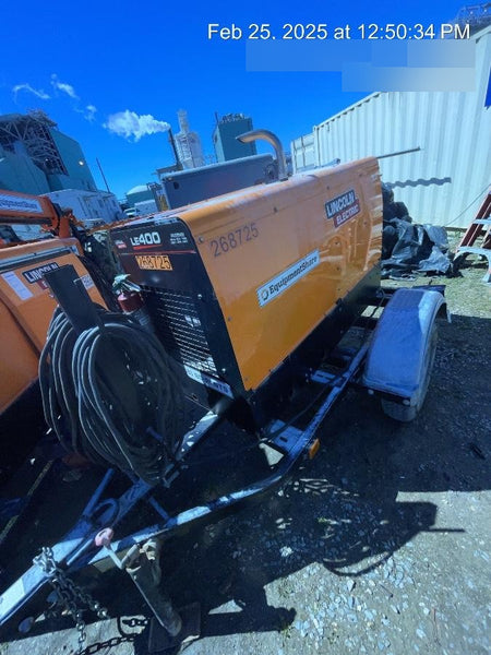 2022 Lincoln Electric LE400 Kubota V1505, Trlr, Cable Rack, Light Kit, ES Decals, T3