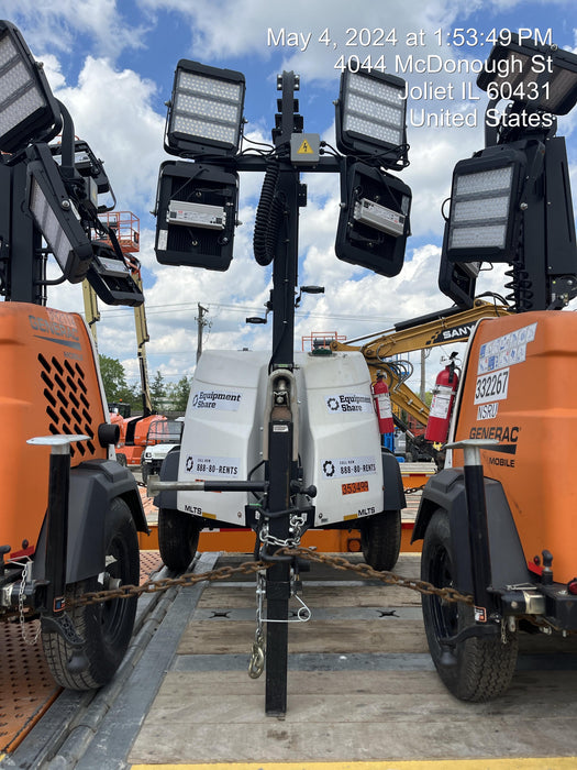 2024 Generac MLT2 Diesel, Flex Switch 120V Input, Powerzone Controller, 
(4) 320W LED Lights, 4kW Generator, 39.9 Gal Fuel Tank, 2" Ball, T3