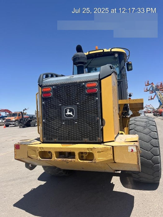 2020 John Deere 644K 4yd Wheel Loader, Cab/Heat/Air, 3 Function Hydraulics, JRB Hydraulic QC, QC 4yd bucket w/smooth cutting edge, QC Carriage, 72" Fork Tines, 5yr/5,000hr Powertrain and Hydraulics extended warranty