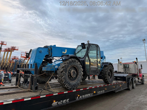 2019 Genie GTH-844 Cab/Heat/AC, Solid RT Tires, LED Work Lights, Beacon 60" QA Carriage, 48" Forks