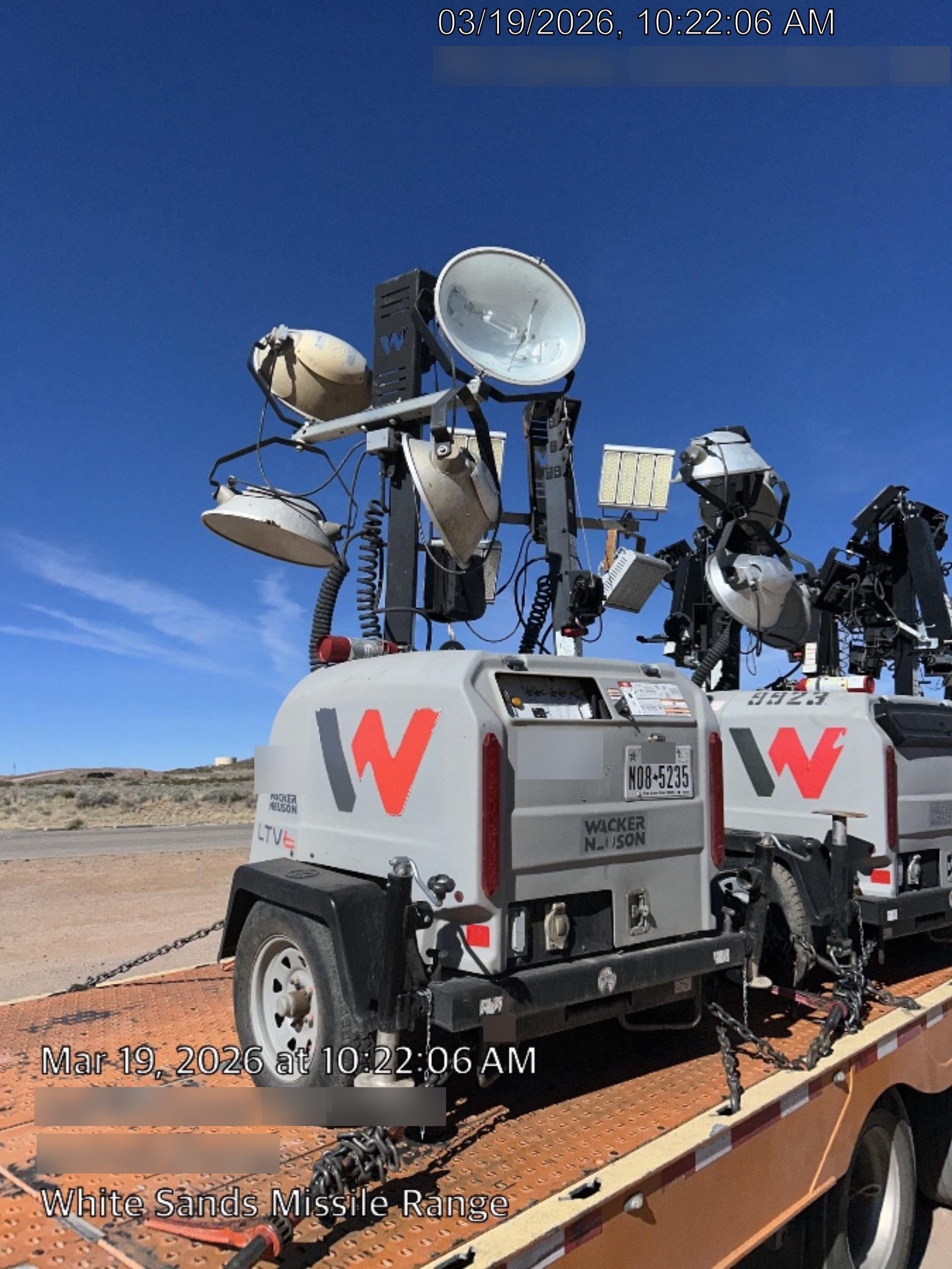 2019 Wacker Neuson LTV6K-MH Power mast, 1100W MH