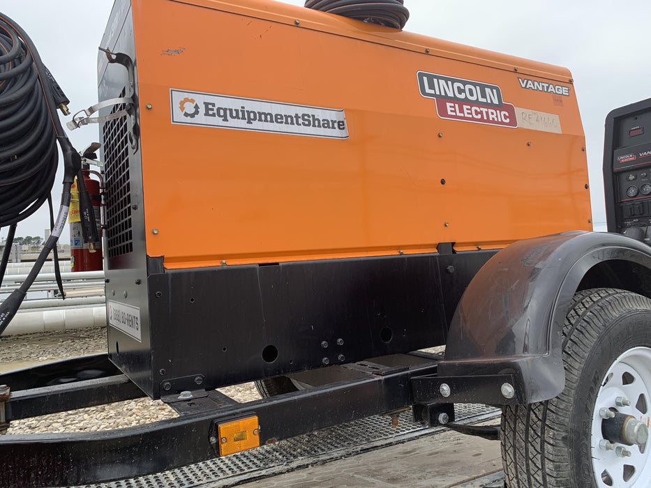 2021 Lincoln Electric Vantage 322 Vantage 322 Ready Pak 3 w/ Decals, ORANGE (includes trailer, cable rack, fender light kit) NO Telematics