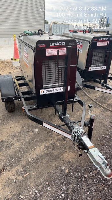 2024 Lincoln Electric LE400 Kubota V1505, Trlr, Cable Rack, Light Kit, ES Decals, T3