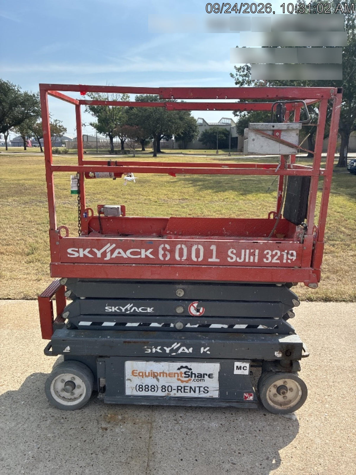 2017 Skyjack SJIII-3219 Skyjack SJ3219, Trojan Battery Set, Extended Warranty 5yr/5k hr