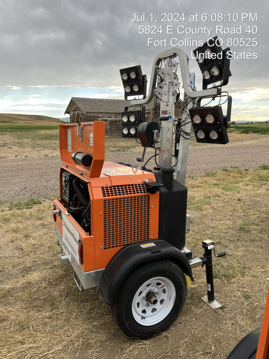 2024 Wanco WLTT-4MM4K Diesel, Deep Sea Controller, Shore Power Plug, Auto Start, (4) 350W LED Floodlights, 4kW Generator, 60 Gal Fuel Tank, 2" Ball, T3