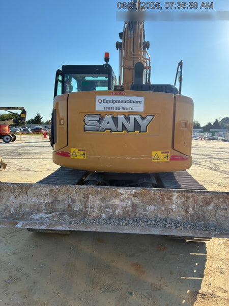2020 Sany SY155U Rubber Tracks, Front Blade