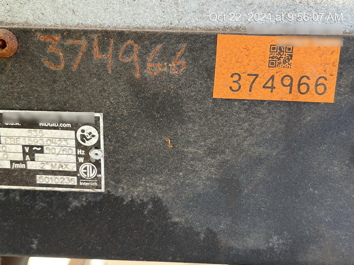 2023 RIDGID 535
