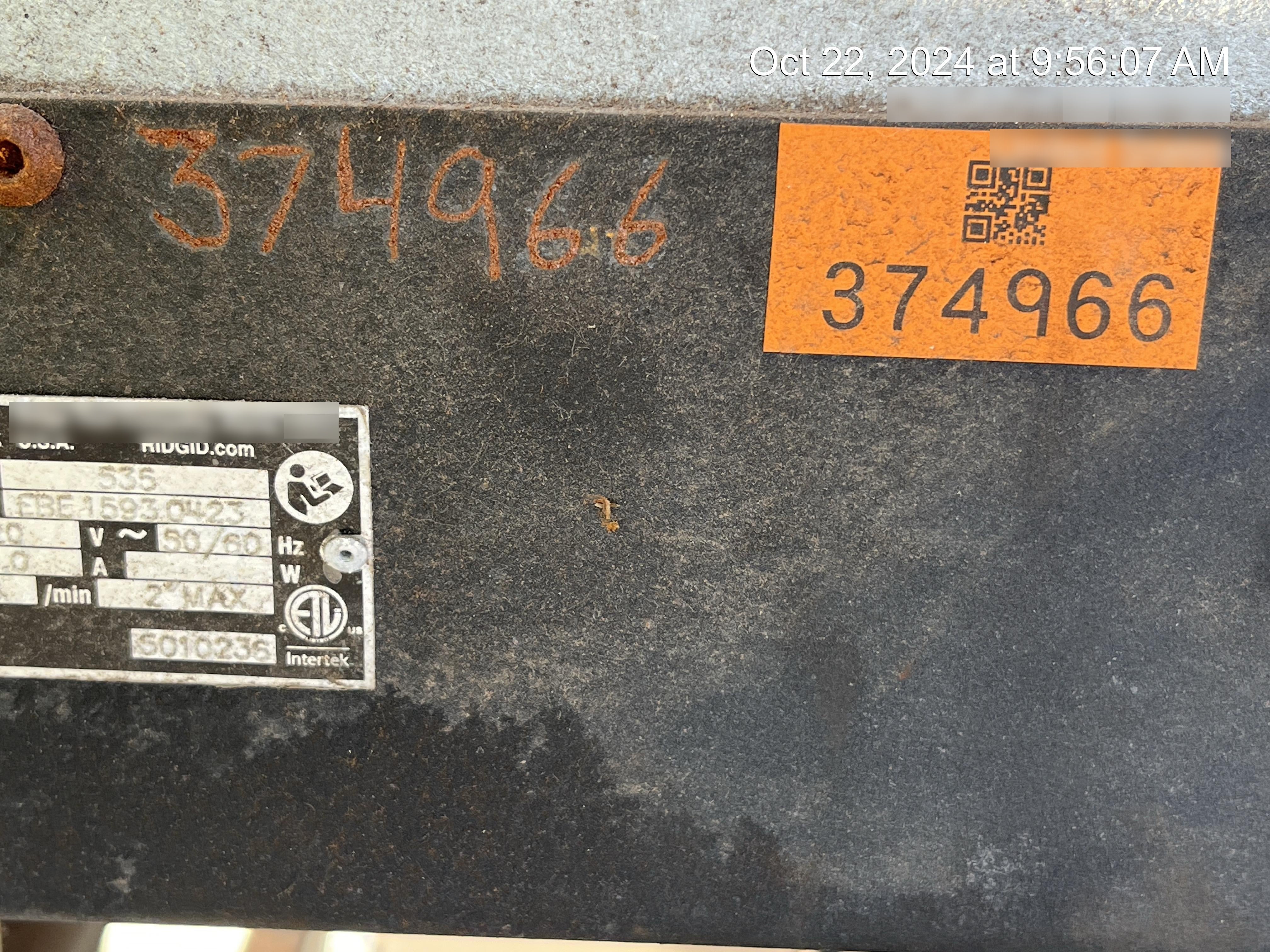 2023 RIDGID 535