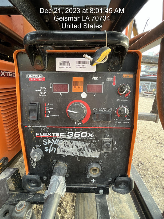 2022 LINCOLN ELECTRIC FLEXTEC 350X