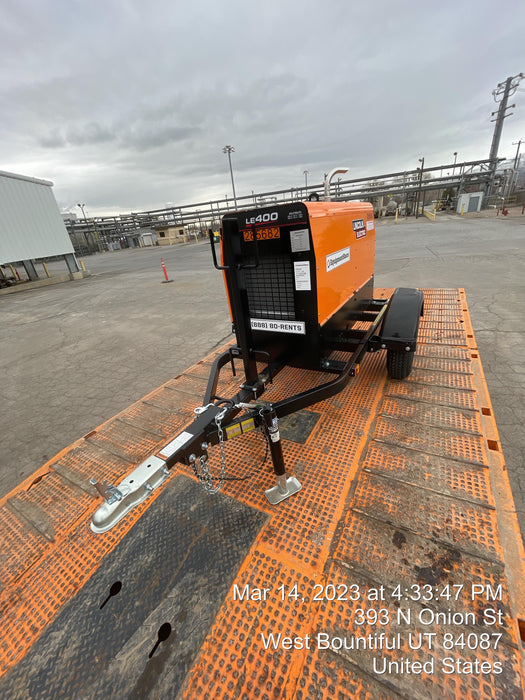 2022 Lincoln Electric LE400 Kubota V1505, Trlr, Cable Rack, Light Kit, ES Decals, T3