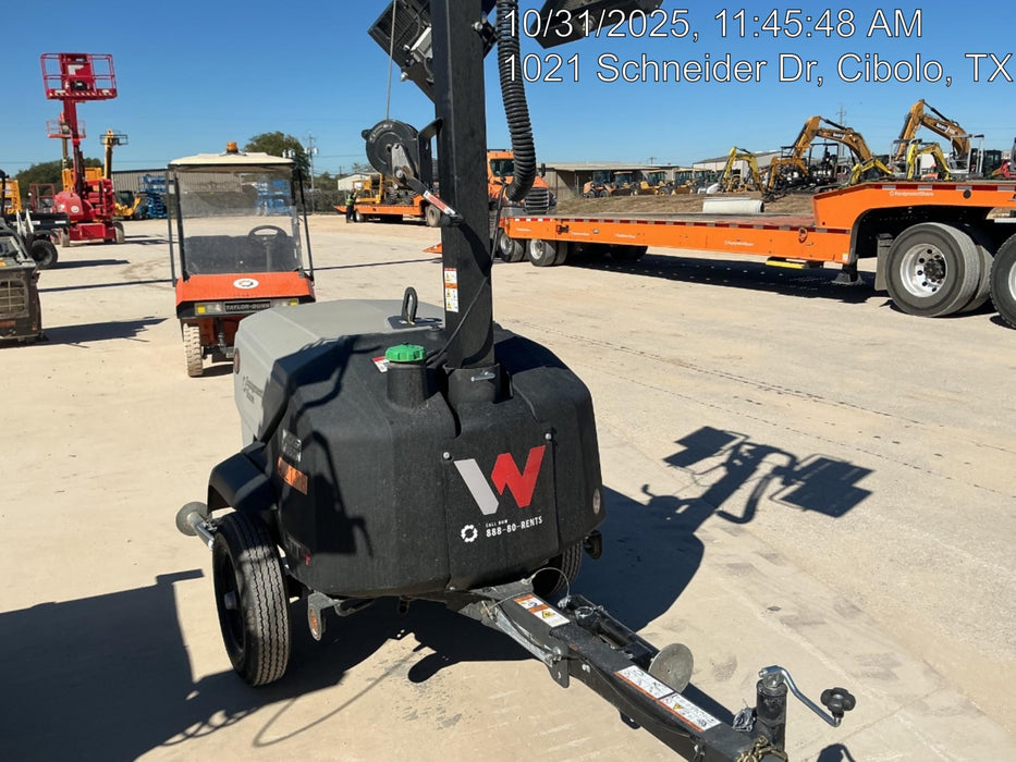 2024 Wacker Neuson LTT4 Diesel, Kohler KDW702, Deep Sea Controller, Auto Start, LED 320W, Bypass Outlet, T3