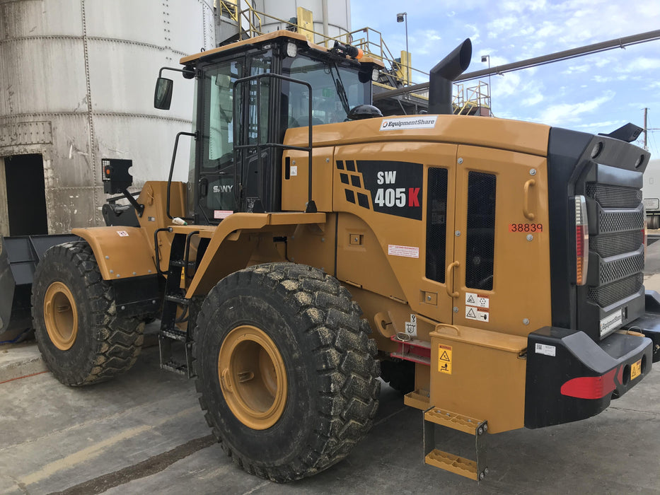 2019 Sany SW405K Tier 4, Cab, 3rd Function Hydraulics Smooth Pin On Bucket