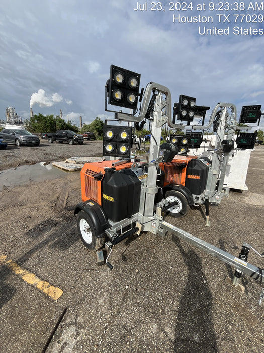 2024 Wanco WLTT-4MM4K Diesel, Deep Sea Controller, Shore Power Plug, Auto Start, (4) 350W LED Floodlights, 4kW Generator, 60 Gal Fuel Tank, 2" Ball, T3