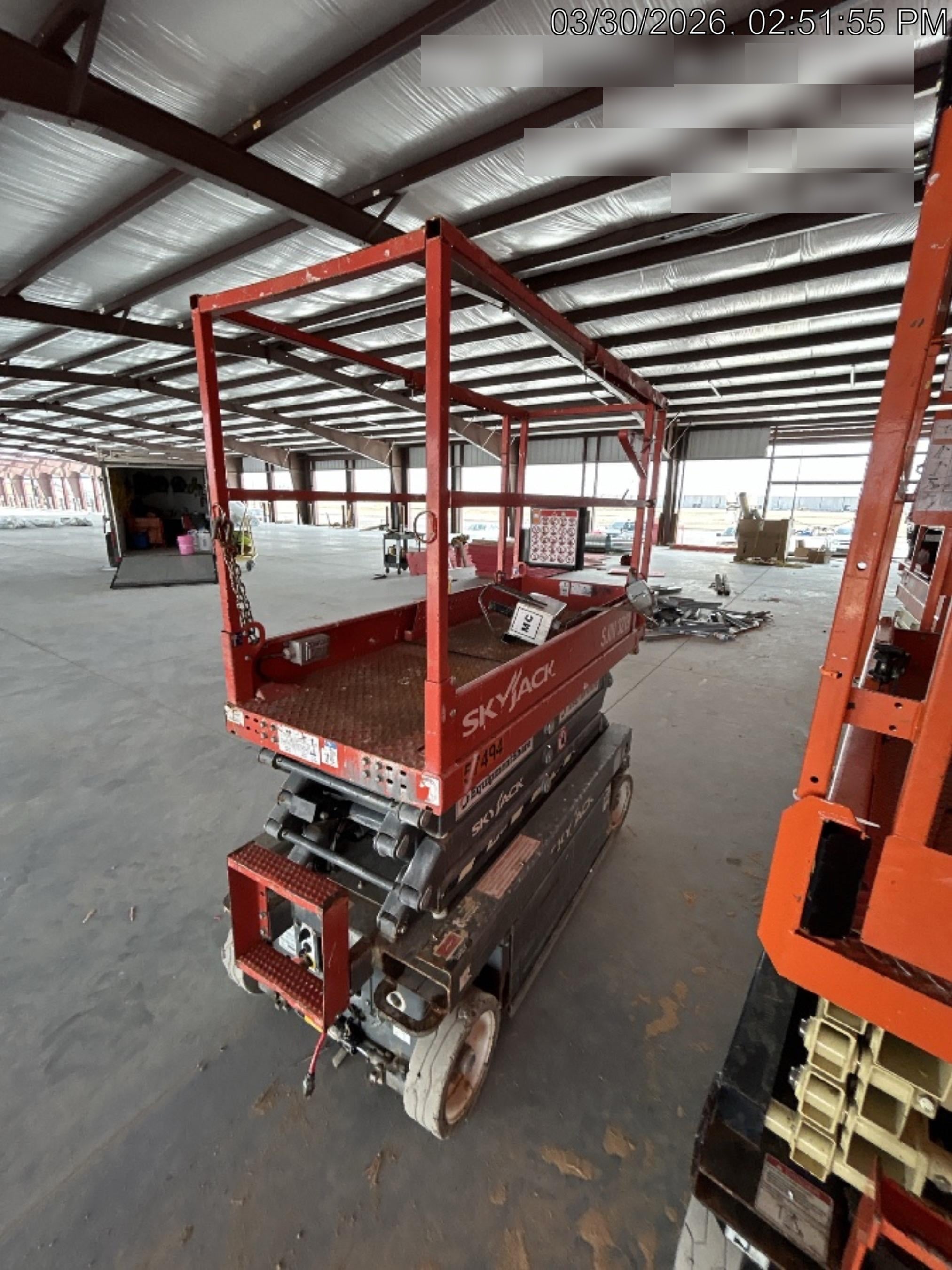 2017 Skyjack SJIII-3219 Standard Rental Specs