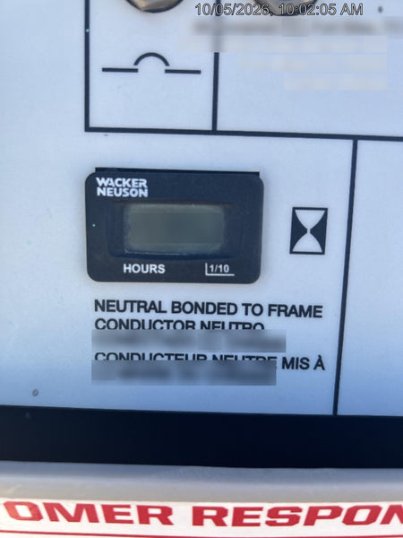2019 Wacker Neuson LTV6L-MH Standard Options, ES Track Hardware, Fuel Level Sensor