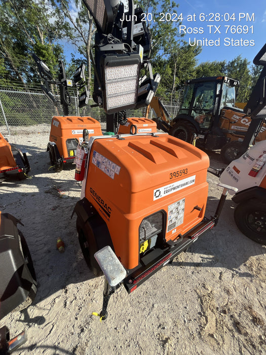 2024 Generac MLT2 Diesel, Flex Switch 120V Input, Powerzone Controller, 
(4) 320W LED Lights, 4kW Generator, 39.9 Gal Fuel Tank, 2" Ball, T3