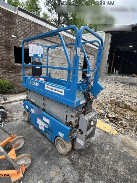 2019 Genie GS-1930 Fixed rails with chain Entry