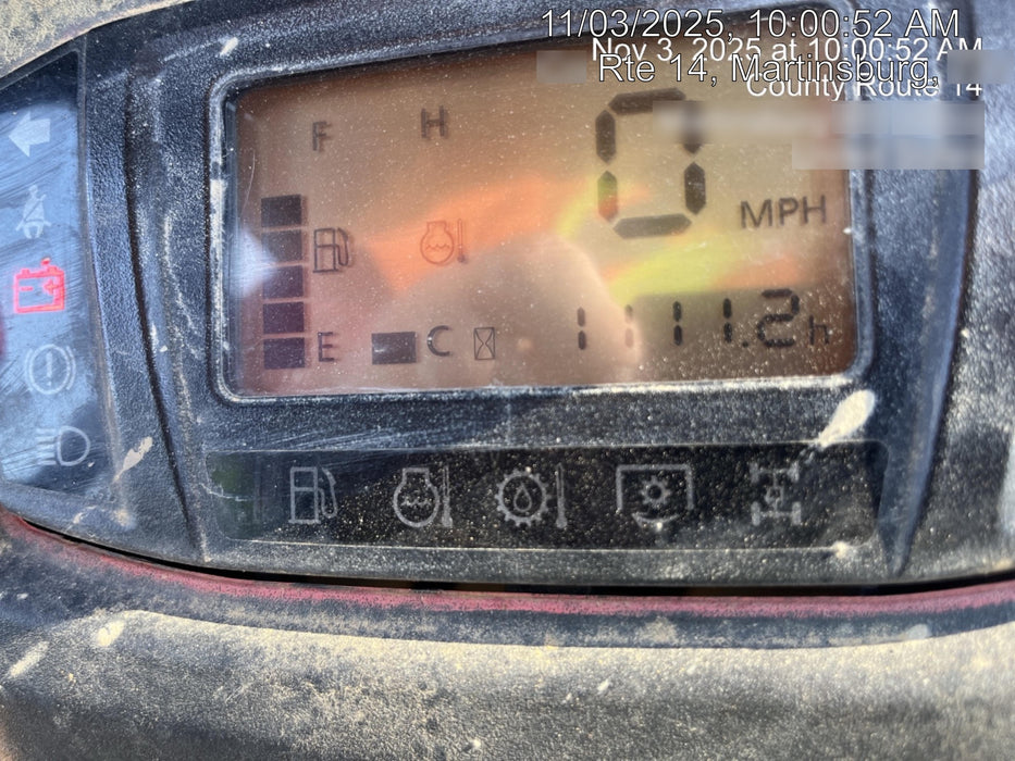 2021 Kubota RTV-X1140W-H Plastic Canopy, Windshield Acrylic Clear, LED Strobe Light, Wire Harness Kit, Back up Alarm