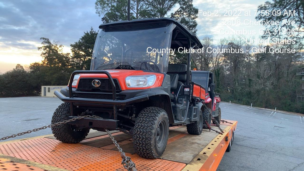 2021 Kubota RTV-X1140W-H Plastic Canopy, Windshield Acrylic Clear, LED Strobe Light, Wire Harness Kit, Back up Alarm
