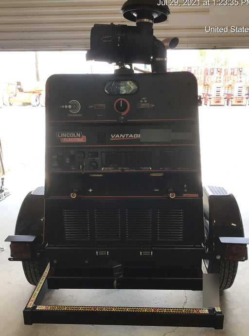 2021 Lincoln Electric Vantage 549X Ready Pak 3, ORANGE (includes trailer, cable rack, fender light kit)