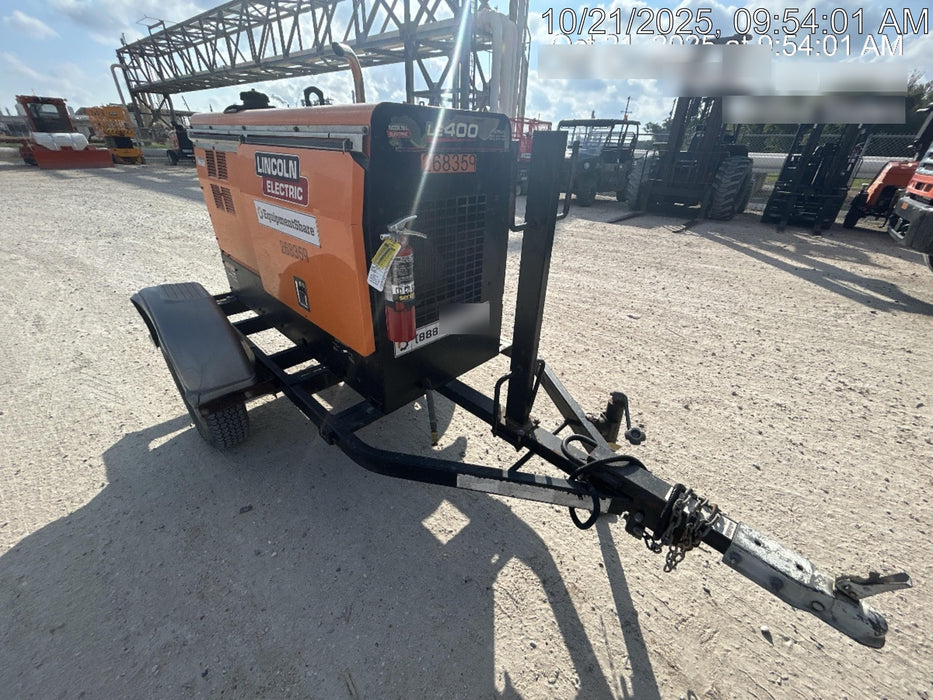 2022 Lincoln Electric LE400 Kubota V1505, Trlr, Cable Rack, Light Kit, ES Decals, T3